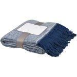 Haven herringbone throw blanket, blue (11311700)